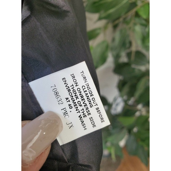 Auxo Collection Women's Black Polyester Blend Long Sleeve Classic Fit Blazer - Picture 11 of 12